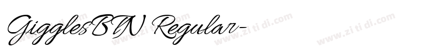 GigglesBTN Regular字体转换